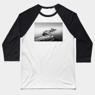 Zig Zag Pier B&W Baseball T-Shirt